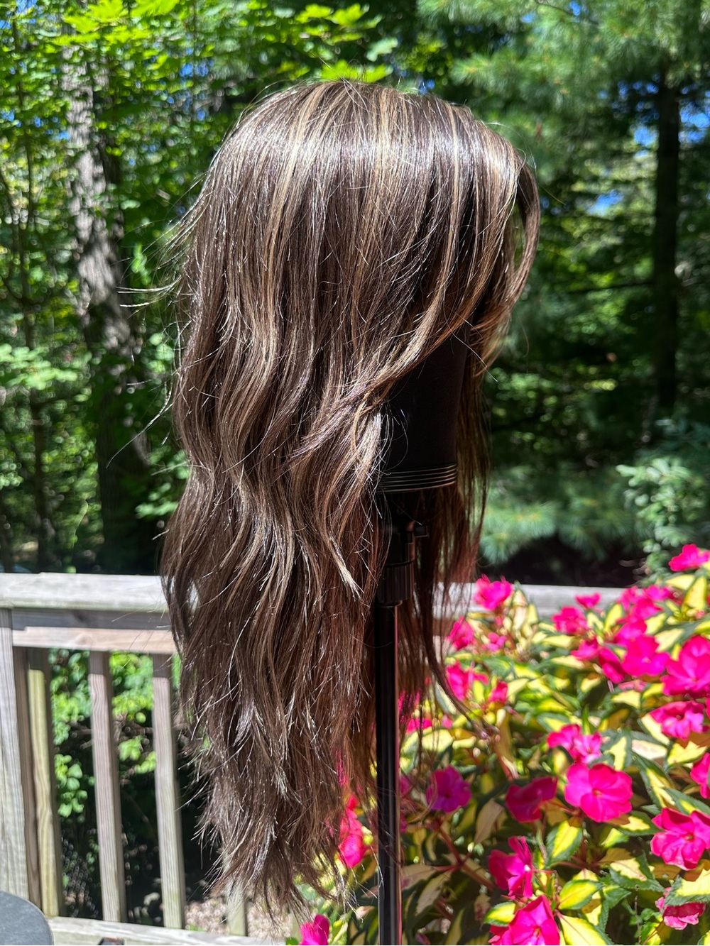 Henry Margu Willow Lace Front Monofilament part Wig in 626H, with box and tag